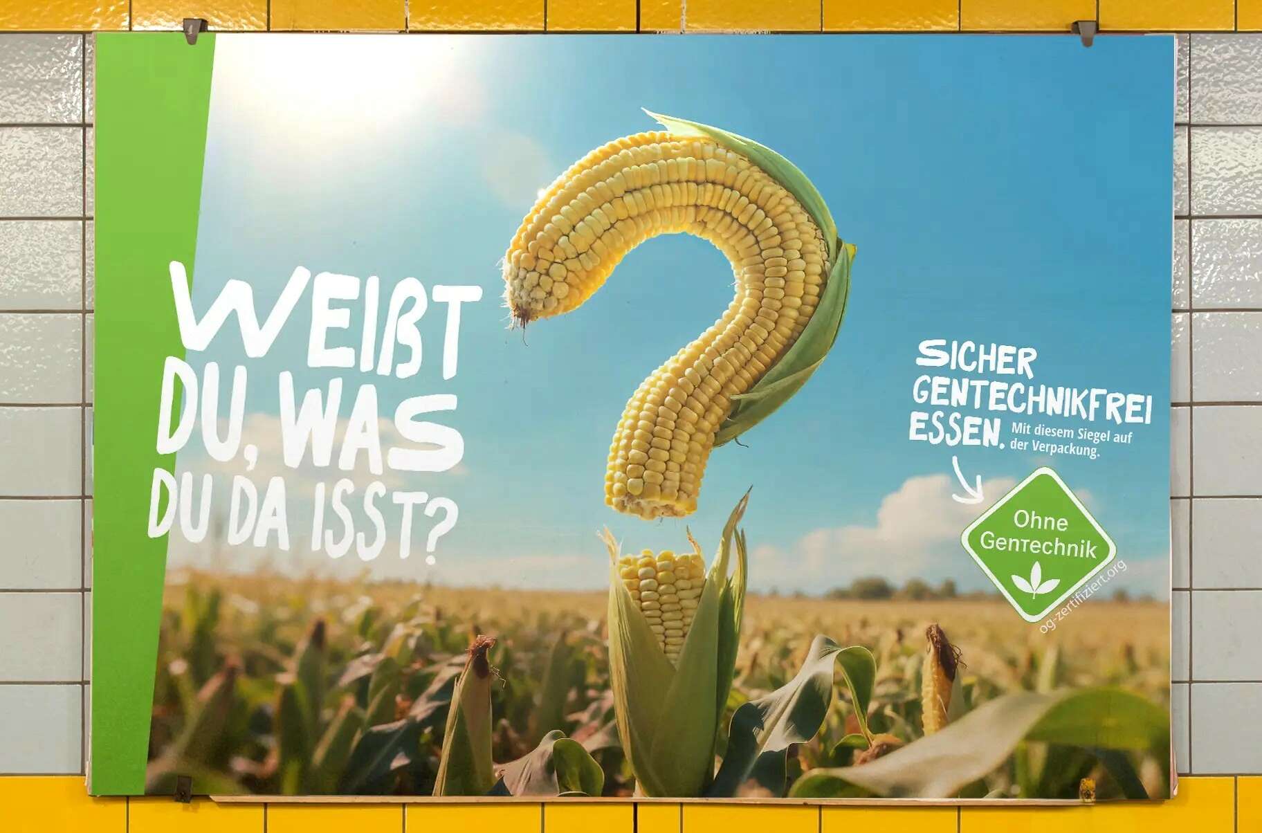 Poster der Ohne Gentechnik-Kampagne