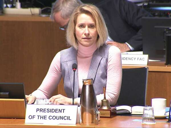 Image © European Union. Kaja Kallas, EU High Representative for Foreign Affairs, presents the A points.